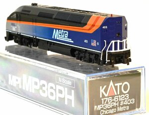 亜鉄社☆新品★ホビセンKATO、176-6123、シカゴ・メトラ MP36PH #403、(ChicagoMETRA)、ディーゼル機関車1輌