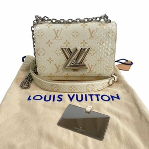 美品 最高級 ルイヴィトン LOUIS VUITTON レディース パイソン ショルダーバッグ ツイスト N97739 【中古】