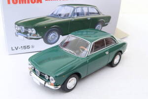 TOMICA LIMIYED VINTAGE LV-155b ALFA ROMEO 1750GTV アルファロメオ 緑 箱付 トミカ 1/64 コレ