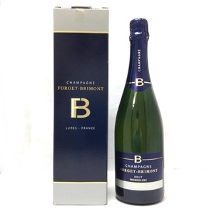 B24-2174【未開栓】FORGET-BRIMONT BRUT PREMIER CRU CHAMPAGNE フォルジェ ブリモン ブリュット プルミエ クリュ 750ml シャンパン 箱つき