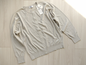 J.PRESS LADIES ◆新品 【洗える】カーディガン グレー系 定価12980円 オンワード樫山◆sizeＬ