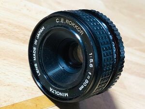  希少品 MINOLTA C.E.ROKKOR 80mm F5.6 ミノルタ 引き伸ばしレンズ