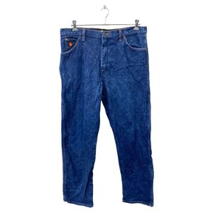 Wrangler デニムパンツ W38 ラングラー ビッグサイズ メキシコ製 コットン FR 古着卸 アメリカ仕入 2411-220