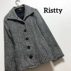 Ristty リスティー 長袖 テーラードジャケット スタンドカラー グレー