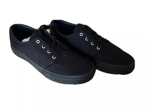 POLO RALPH LAUREN 　ラルフローレン メンズ　 FAXON X-SK-LTL ブラック キャンバス /（US)8D　（CM)26.5