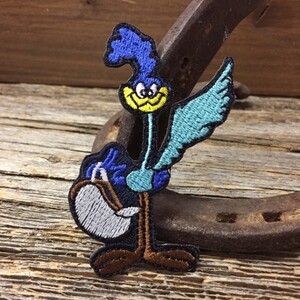 Roadrunner 立ち姿 刺繍 ワッペン ◆ ロードランナー ルーニー パッチ ヘルメット JLWPHM