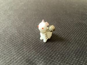 昭和中期 昭和レトロ　陶器製ミニうさぎ/兎/ウサギ　約2.5cm 郷土玩具/郷土人形 / 伝統工芸品 / 民芸品 *KS502