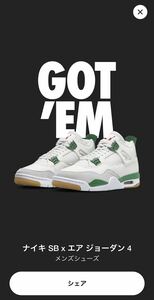 Nike SB Air Jordan 4 Pine Green 28.5cm