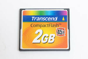 #129l Transcend トランセンド 45x 2GB コンパクトフラッシュ CFカード カメラカード メモリーカード