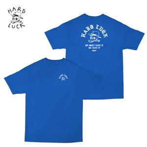 HARD LUCK(ハードラック)TAKE IT S/S TEE ブルー S