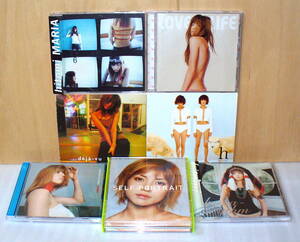 ★hitomi ヒトミ7枚セット ベスト2枚含む①deja-vu②h③thermo plastic④MARIA⑤LOVE LIFE⑥huma-rhythm⑦SELF PORTRAIT◆I am ほか