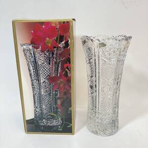 SOGA GLASS 曽我 硝子 花瓶 フラワーベース 花器 花入 インテリア ガラス 箱付 未使用 2903