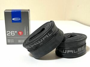 【送料無料】26インチ仏式MTB用チューブ Schwalbe SV13 26×1.50-2.40 バルブ長40mm 新品2個セット