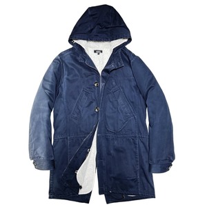 アーペーセー APC ボアライナー付 モッズコート A.P.C ネイビー系