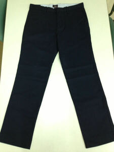 ●GAP●TAILOREDチノパン●紺●新品●ストレート●W79X股下76●再入荷05