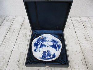 １円　美品 Meissen マイセン メモリアルプレート 1997 飾り皿 ヘンゼルとグレーテル イヤープレート 箱付き 【星見】