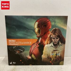 1円〜 ホットトイズ ムービー・マスターピース 1/6 MMS311 アイアンマン3 ペッパー・ポッツ&アイアンマン・マーク9