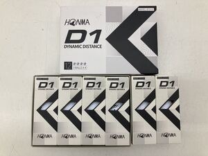 【未使用品】HONMA 本間ゴルフ D1 ダイナミックディスタンス HONMAGOLF ゴルフボール 1ダース+2組 計18BALLS yj3