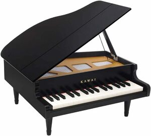 河合楽器製作所 KAWAI グランドピアノ ブラック 1141 本体サイズ:425×450×205 mm(脚付き・蓋閉じ状態)