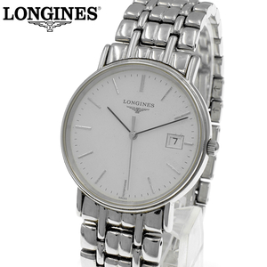 LONGINES ロンジン グランドクラシック L4.720.4 QZ クォーツ メンズ腕時計 シルバー【A02409】