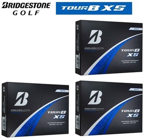 ブリヂストン TOUR B XS ツアーB XS 2024年モデル ゴルフボール 3ダースセット ホワイト
