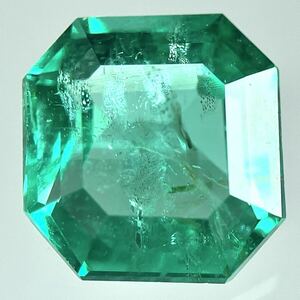［天然エメラルド0.778ct］J 約5.8×5.6mmソーティング付 ルース 裸石 宝石 ジュエリー emerald beryl ベリル　テDG0