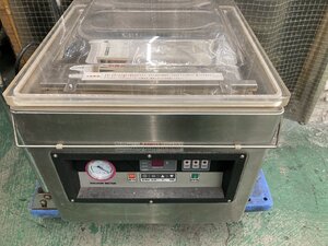 引-3368 ♪N 大阪 引取限定 厨房機器 業務用調理器具 業務用 自動真空包装機 中型チャンバー式 ハギオス VAC-401 2015年製 200V電源　中古