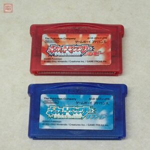 ※ソフトのみ 動作保証品 GBA ゲームボーイアドバンス ポケットモンスター ルビー/サファイア 計 2本set ポケモン Pokemon 任天堂【PP