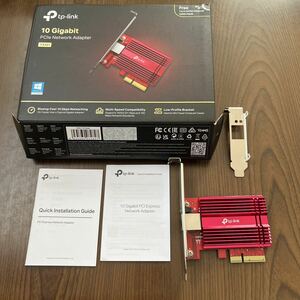 609p0635☆ TP-Link 10Gbps LANカード PCI-E アダプター ネットワークカード TX401