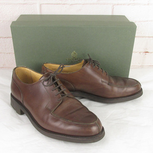 MYF8534 Crockett & Jones クロケット＆ジョーンズ MORETON モールトン Uチップ シューズ 7E ダークブラウン