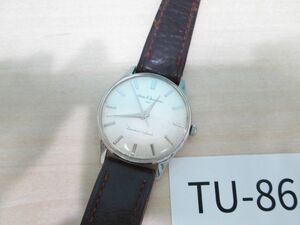 コTU-86【ジャンク/動作未確認】セイコーSEIKO■腕時計 チャンピオンChampion850 白文字盤■メンズ/手巻き/ホワイト/シルバー