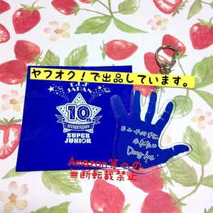 SUPER JUNIOR E.L.F-JAPAN 10th Anniversary ～The SUPER Blue Party～メッセージ付き 手形キーホルダー(ドンへ)10周年