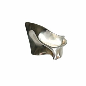 美品 Georg Jensen ジョージジェンセン HAH 925SV デザインリング 指輪 アクセサリー 箱付き 10号 シルバー