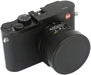 Haoge メタルフロントレンズキャップカバー for ライカ Leica Q Q2 Q-P QP Typ 116 Typ116カ