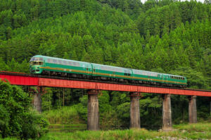 鉄道 デジ 写真 画像 キハ71 ゆふいんの森　2