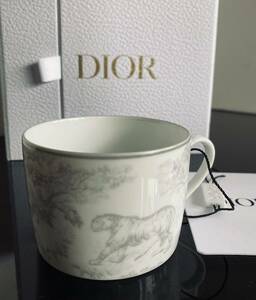 新品未使用品◆ディオール DIOR トワル ドゥ ジュイ toile de jouy ティーカップ　1客　トワルドジュイ　タグ付き　専用箱付き