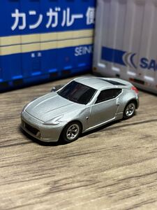 ●◎日産 フェアレディZ Z34 銀 キーホルダー 3◎●①オリジナル加工品 カーアクセサリー ミニカー ハンドクラフト ハンドメイド 雑貨