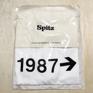 スピッツ 「1987→」ビッグTシャツ 白 フリーサイズ 新品未開封 ON-LINE MEMBERS会員限定グッズ 受注生産販売商品 Spitz