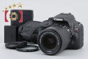 【中古】Canon キヤノン EOS Kiss X7 EF-S 18-55mm IS STM レンズキット シャッター回数僅少