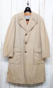 RETRO ヨーロッパ古着 ＊Aquascutum 　アクアスキュータム ＊ブラウンダック　チェスターコート 　42TALL ＊AQUA5 撥水加工＊Arthur Koritz