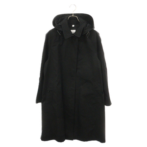 BURBERRY LONDON バーバリーロンドン Gabardine Hooded Car Coat ギャバジン フーデット カー コート ブラック 8042195