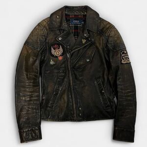 POLO RALPH LAUREN LEATHER RIDERS JACKET