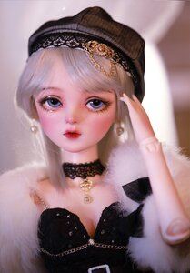 球体関節人形 ドール人形 BJD 本体 おもちゃ ウィッグ ガラス眼球 ドール服セット メイクアップ済 60cm ハンドメイド XDD32