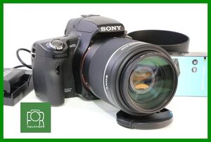 【同梱歓迎】実用■到着後即使える■Sony α55 SLT-A55V / DT 55-200mm SAM■バッテリー・チャージャー・8GB SDカード付き■付き■AJ201