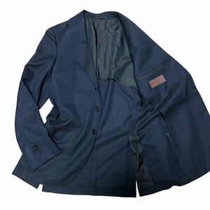 参考定価53,900円 UNITED ARROWS ユナイテッドアローズ ウール メッシュ 3Bジャケット S-MODEL ネイビー メンズ 44 S-Mサイズ相当