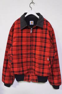 Carhartt Santafe Jacket size S-M カーハート サンタフェジャケット レッド×ブラック チェック柄