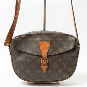 【1円スタート】LOUIS VUITTON ルイ・ヴィトン M51226 フランス製 ジュヌフィーユ ショルダーバッグ モノグラム ブラウン PVC レザー 廃盤