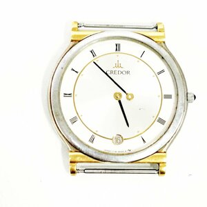 【1円スタート】SEIKO セイコー 7779-6000 クレドール SS×18K シルバー文字盤 クオーツ ボーイズ腕時計 ジャンク 335271