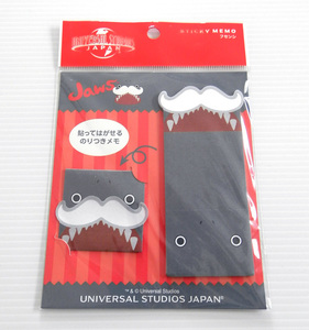 USJ ジョーズ ふせん サンタ 付箋 グッズ クリスマス JAWS サメ 鮫 限定品 人喰いザメ メモ 未使用 グッズ 映画 レア 日本製 フセンシ