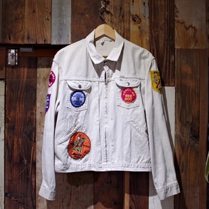 1960~70s WRANGLER 77 MJZ Cotton Twill Jacket with Patch / ヴィンテージ ラングラー デニム ジャケット USA 古着